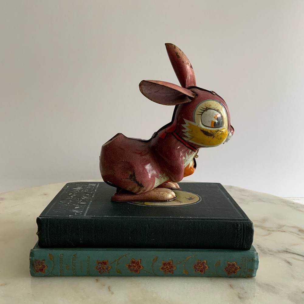 Tin Bunny Wind Up Toy